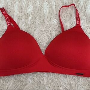 Bebe Vibrant Red Intimate Bra
